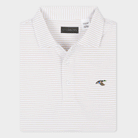 Steinberg Men's White and Khaki Performance Polo