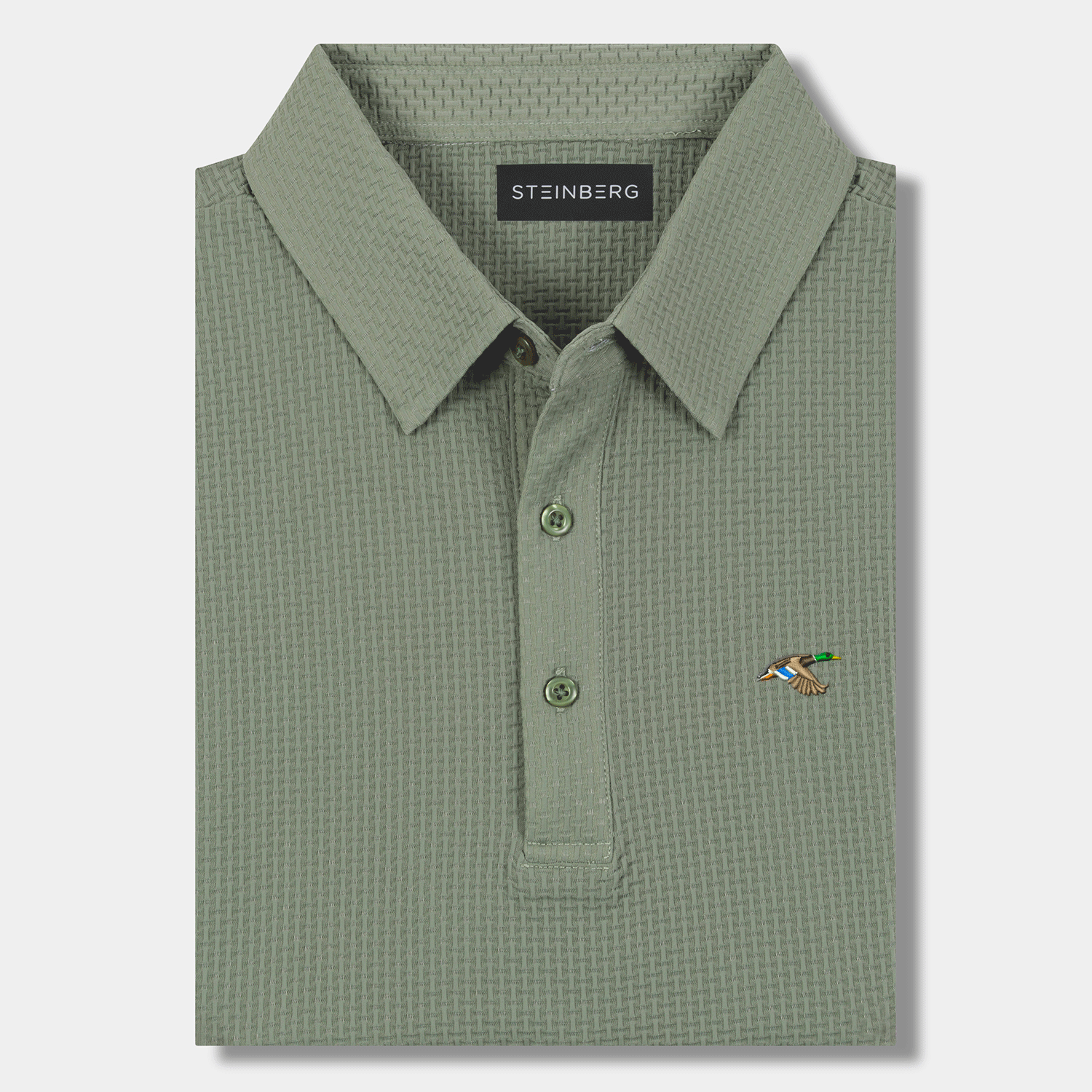 Steinberg Men's Airway Olive Polo