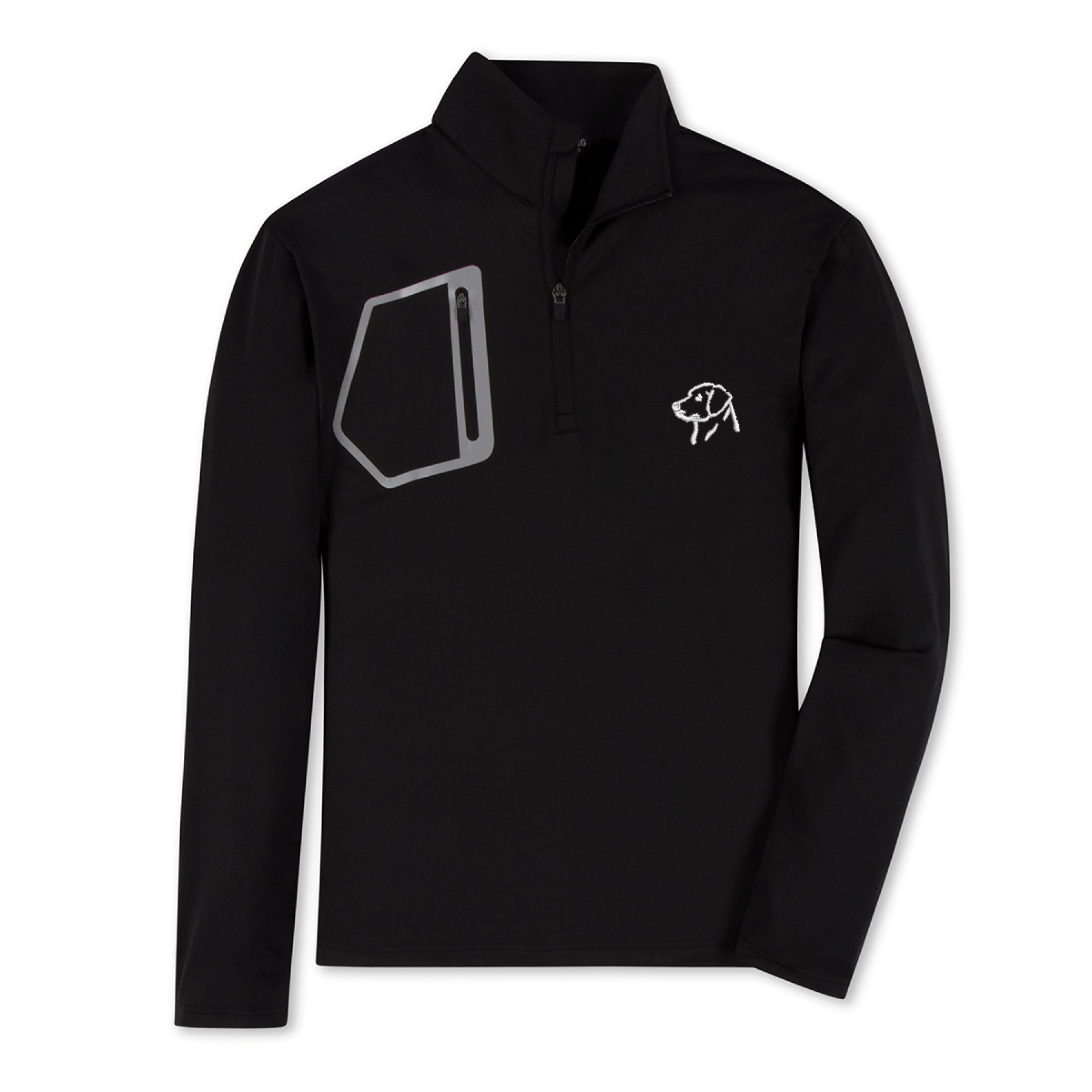 Quarter Zip Pullover - Black - Steinberg Brand