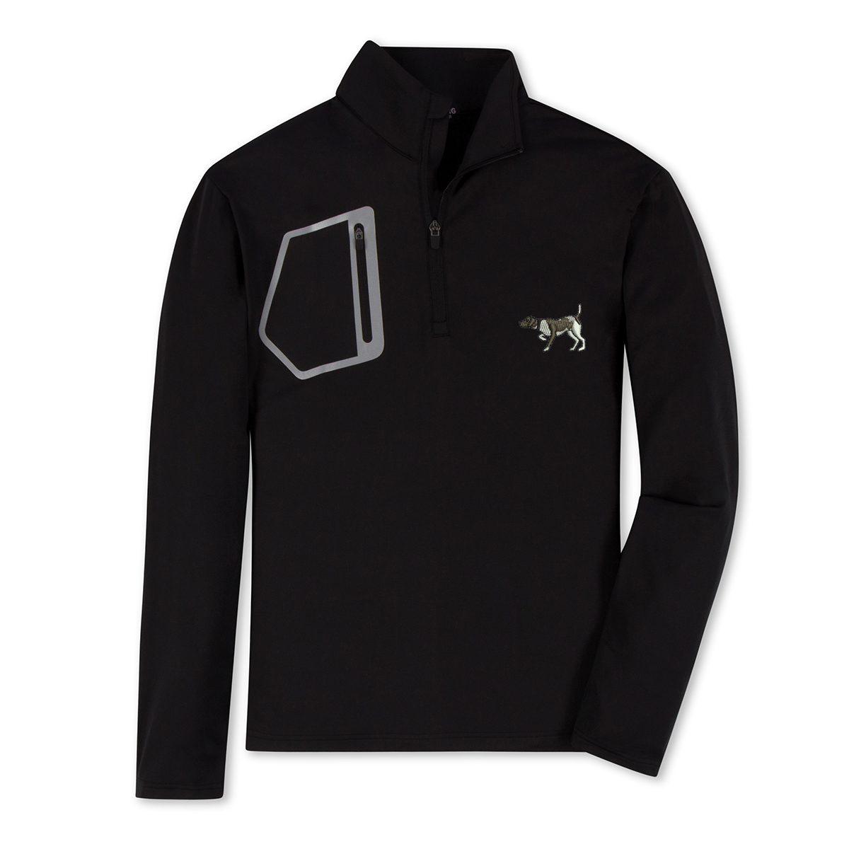 Quarter Zip Pullover - Black - Steinberg Brand