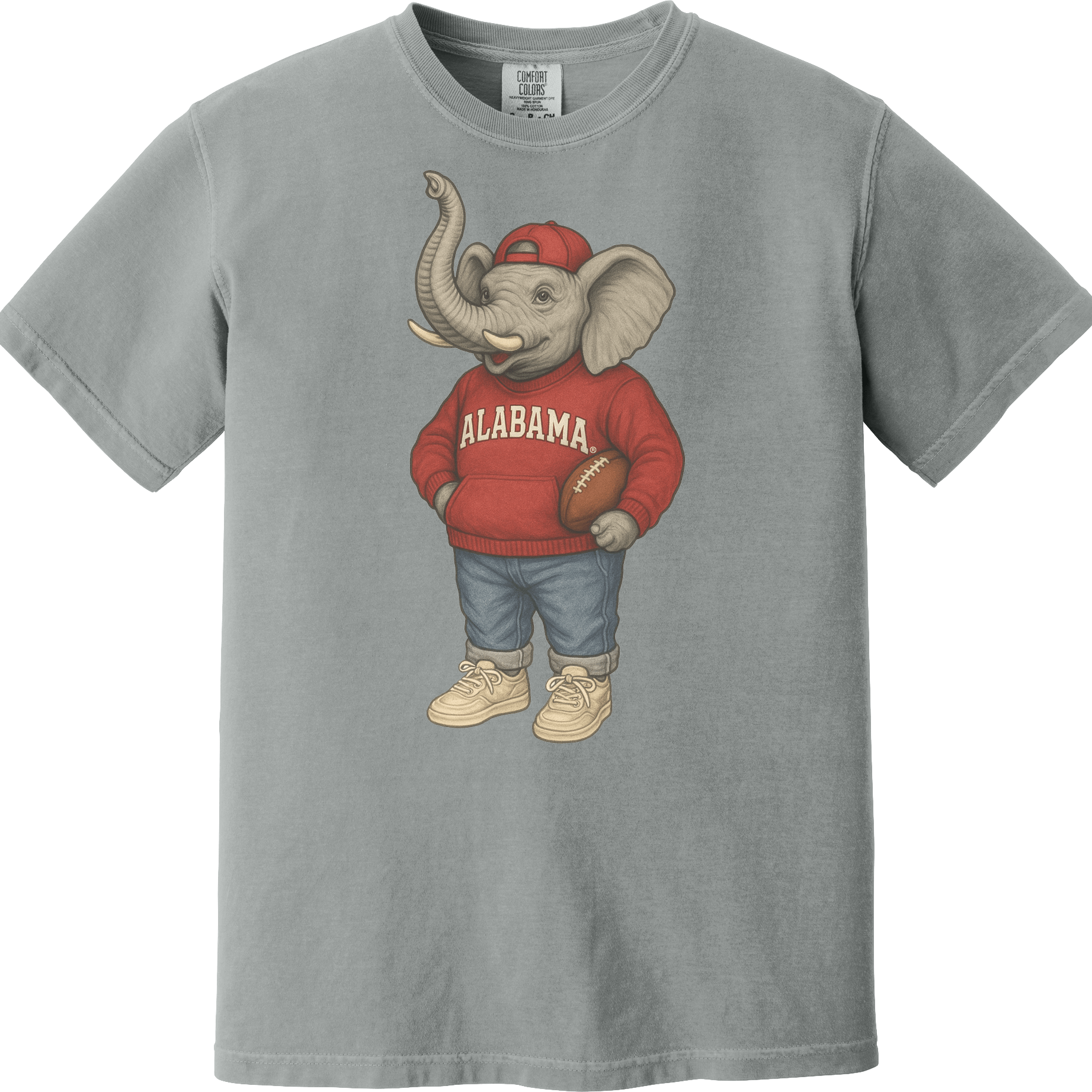 The Alabama Stadium Grey Comfort Tee - Steinberg Brand