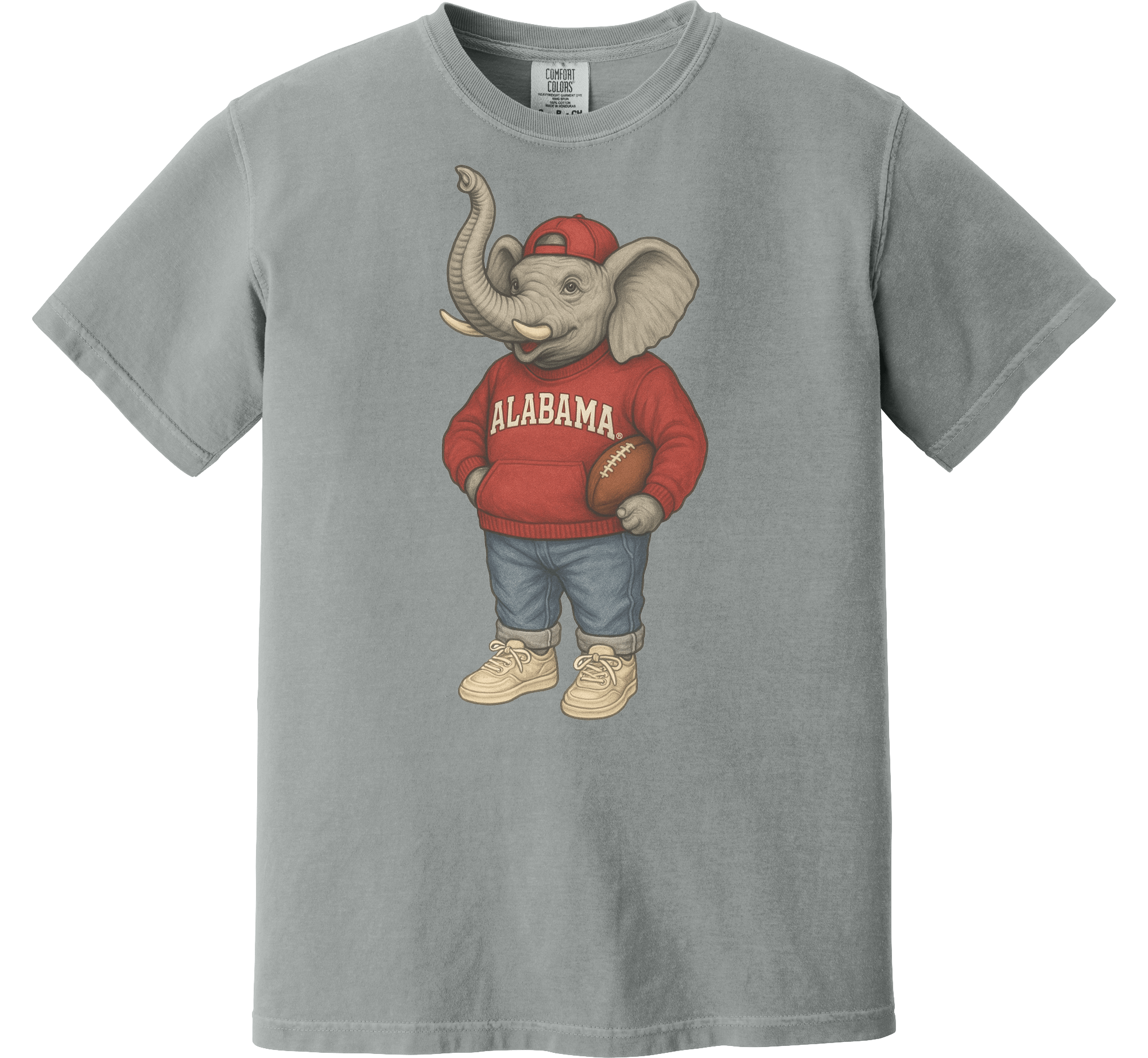 The Alabama Stadium Grey Comfort Tee - Steinberg Brand