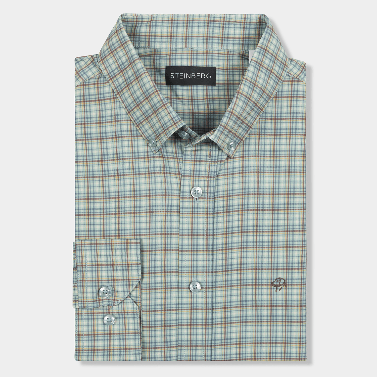 The Approach Plaid Lab Button Down - Steinberg Brand