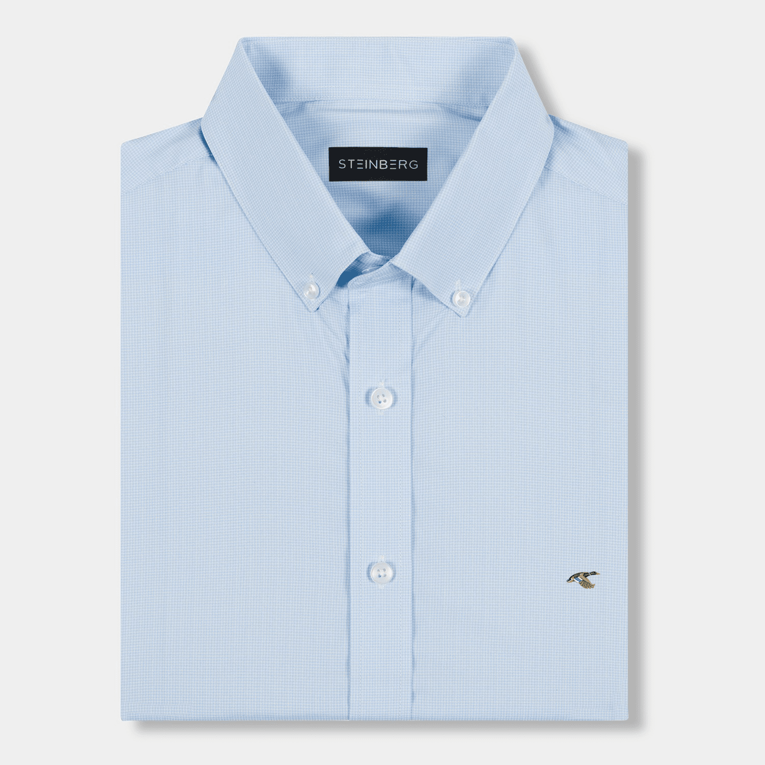 The Bluebell Check Flyaway Button Down - Steinberg Brand