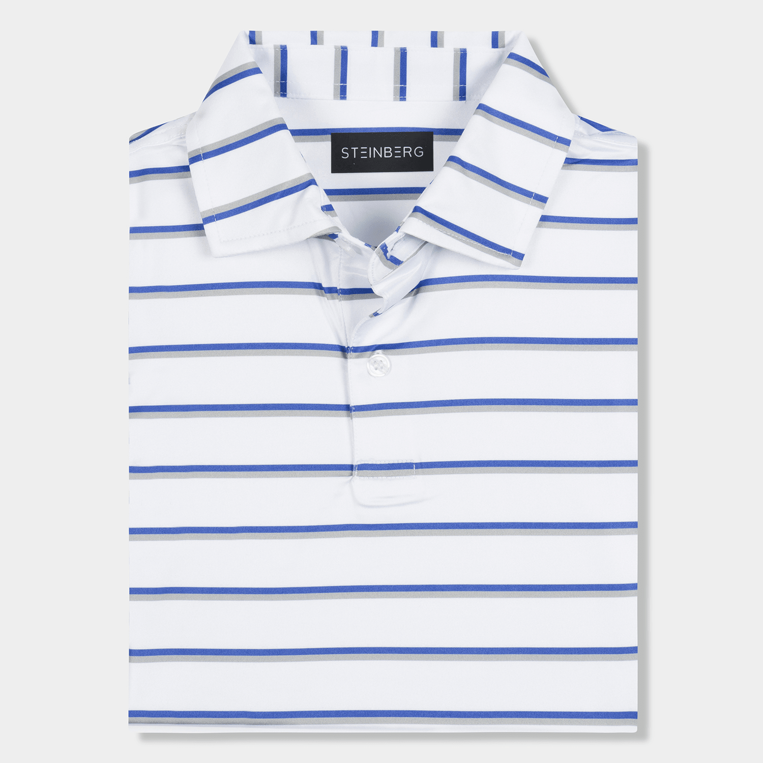 The Bluebird Stripe Polo - Steinberg Brand