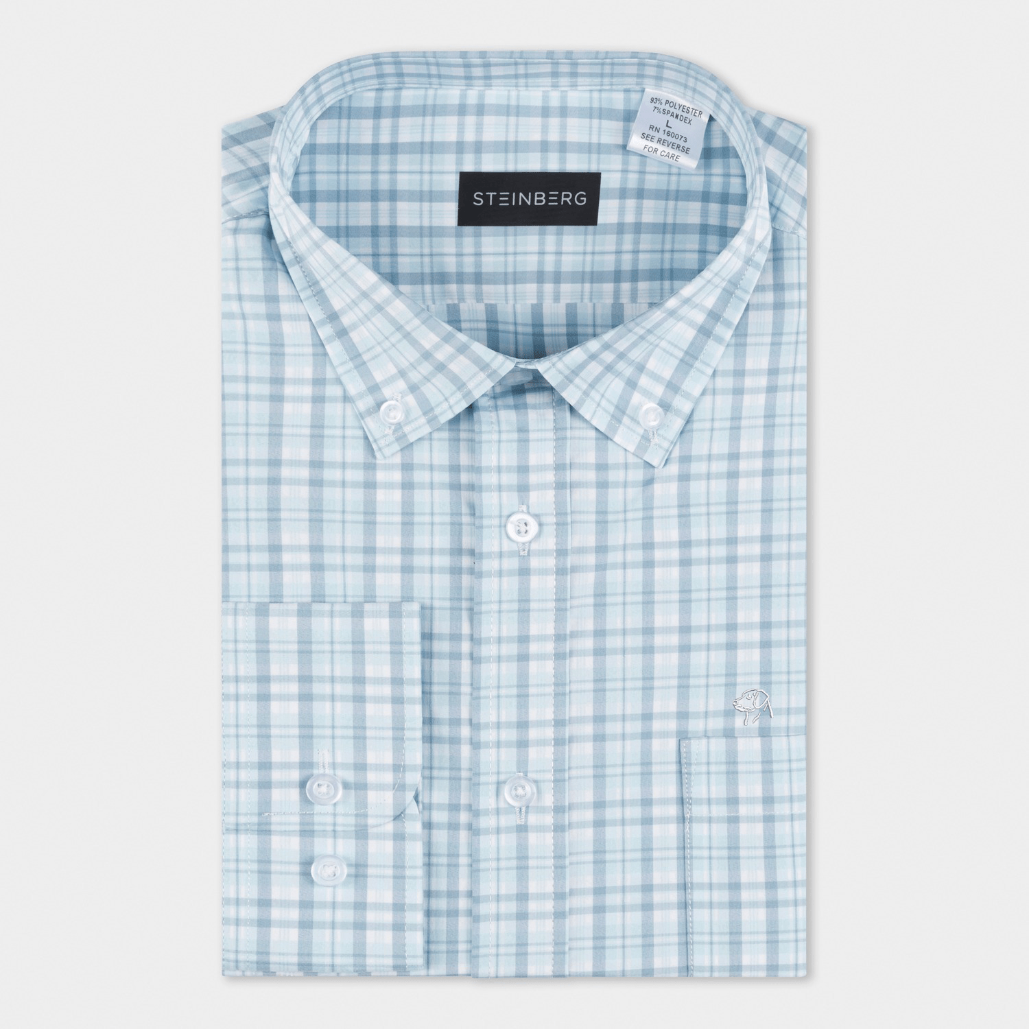 The Bluewater Plaid Lab Polo - Steinberg Brand