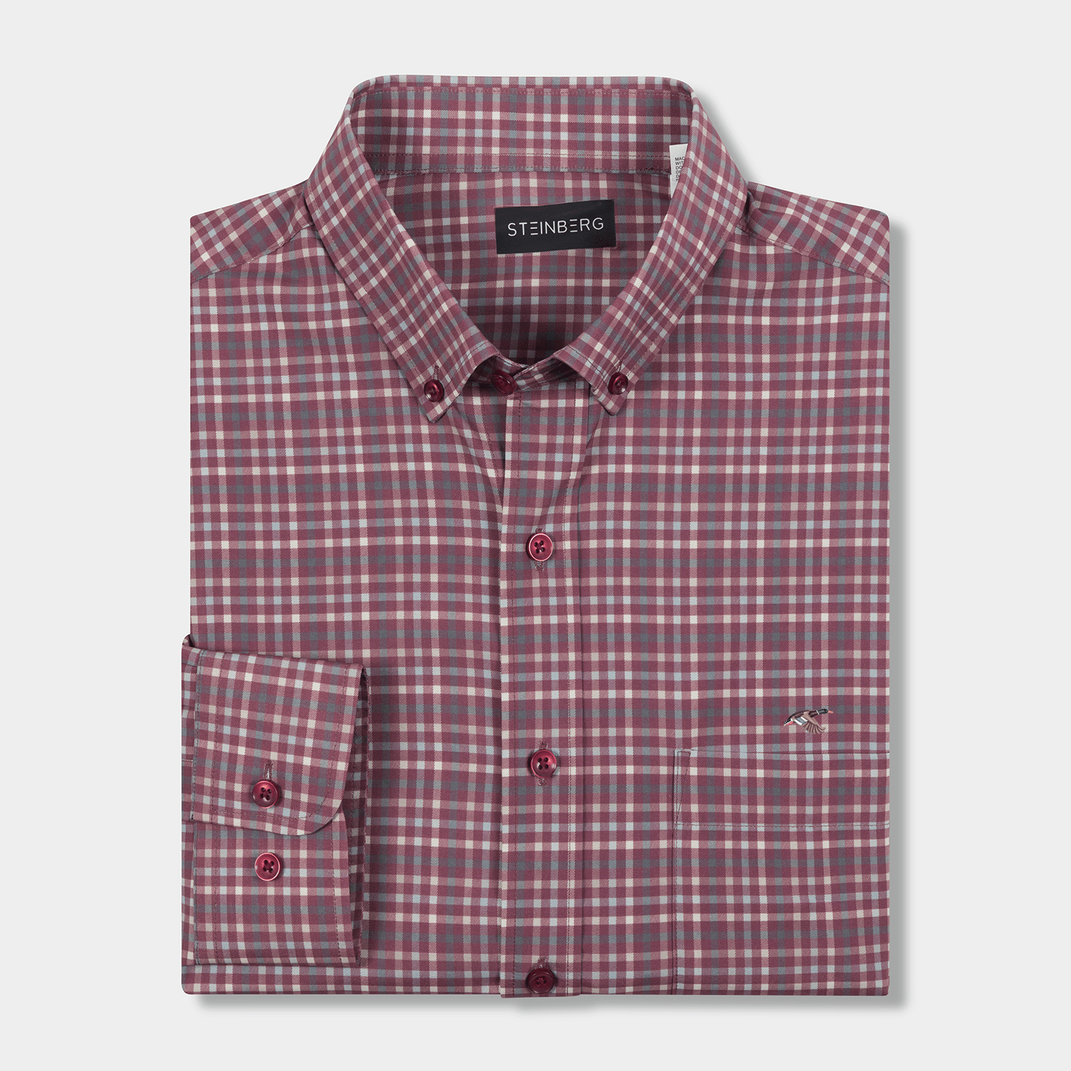 The Clubhouse Plaid Flyaway Button Down - Steinberg Brand