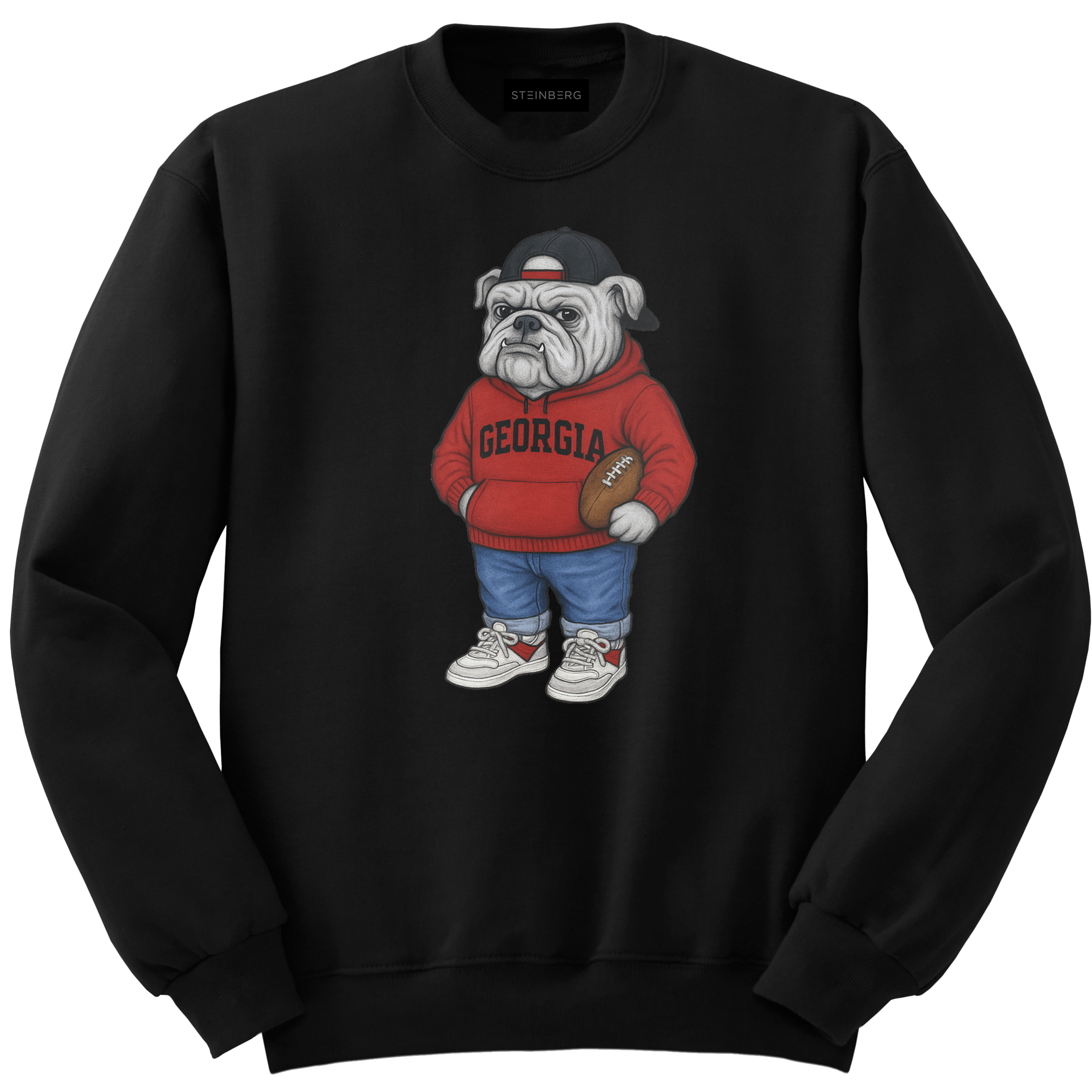 The Georgia Blackout Crewneck Sweater - Steinberg Brand