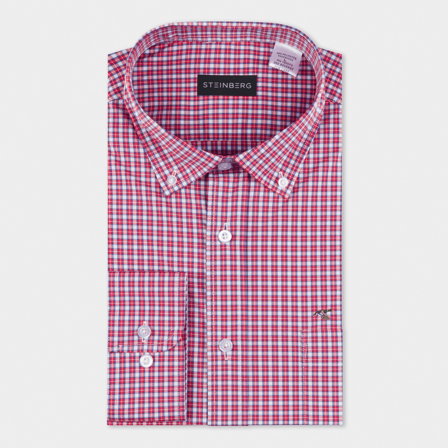 The Heritage Check Flyaway Button Down - Steinberg Brand