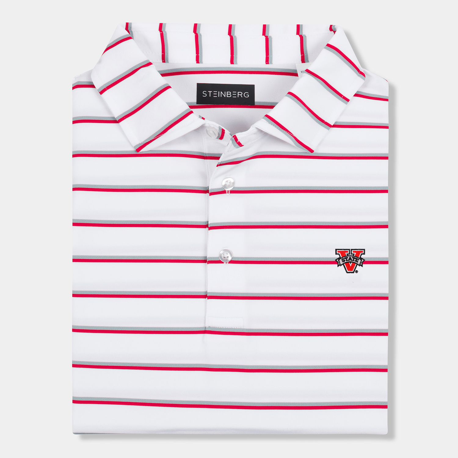 The Sideline Stripe VSU Polo - Steinberg Brand