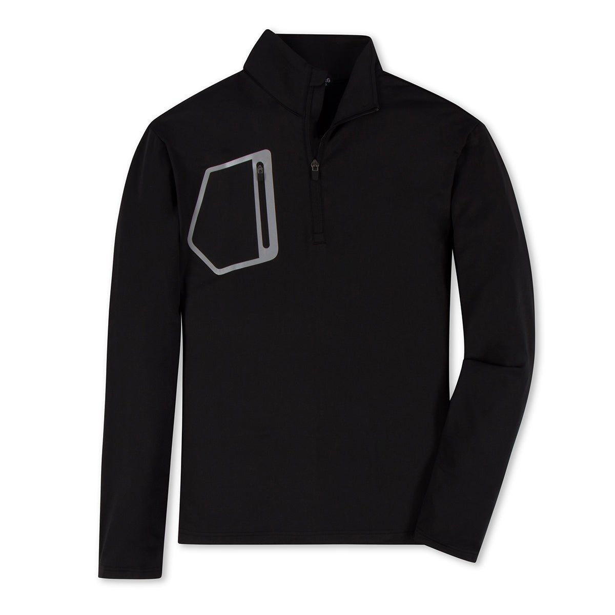Quarter Zip Pullover - Black - Steinberg Brand