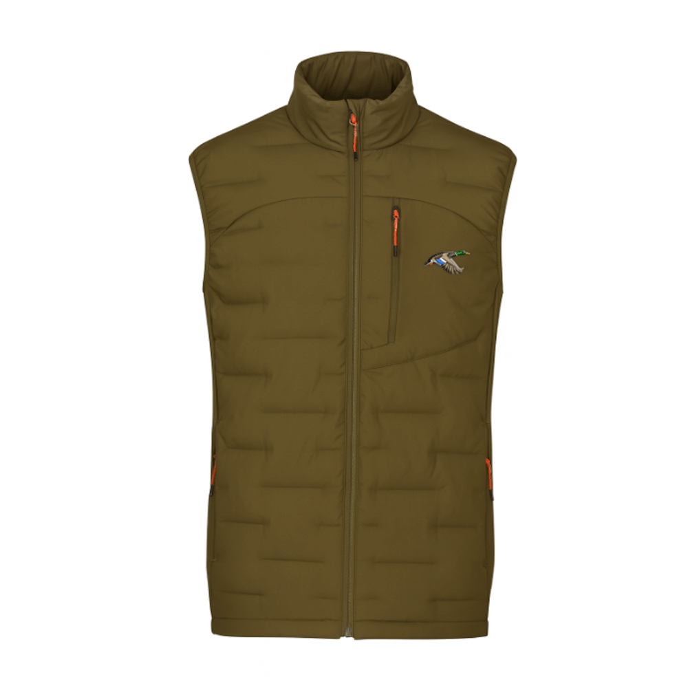Steinberg Men's Olive Puffer Performance Vest