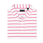 Steinberg Men's White Silver Red Performance Polo