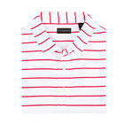 Steinberg Men's White Silver Red Performance Polo