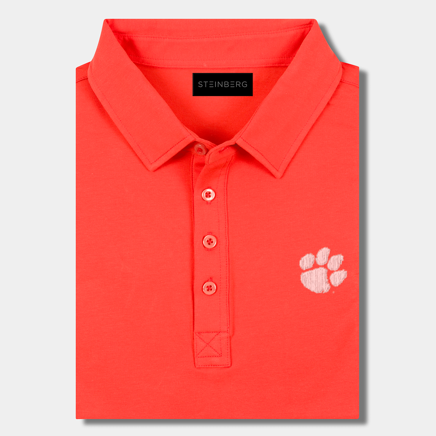 Steinberg Clemson Paw Polo