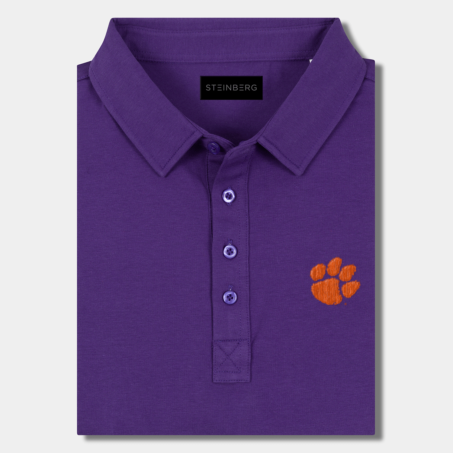 Steinberg Clemson Paw Polo