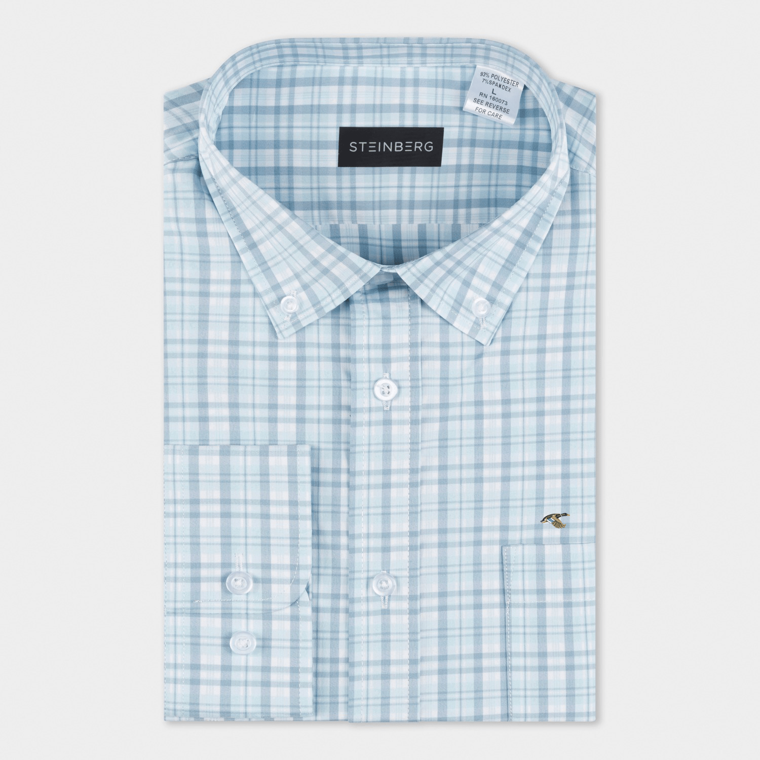 The Bluewater Flyaway Plaid Polo - Steinberg Brand