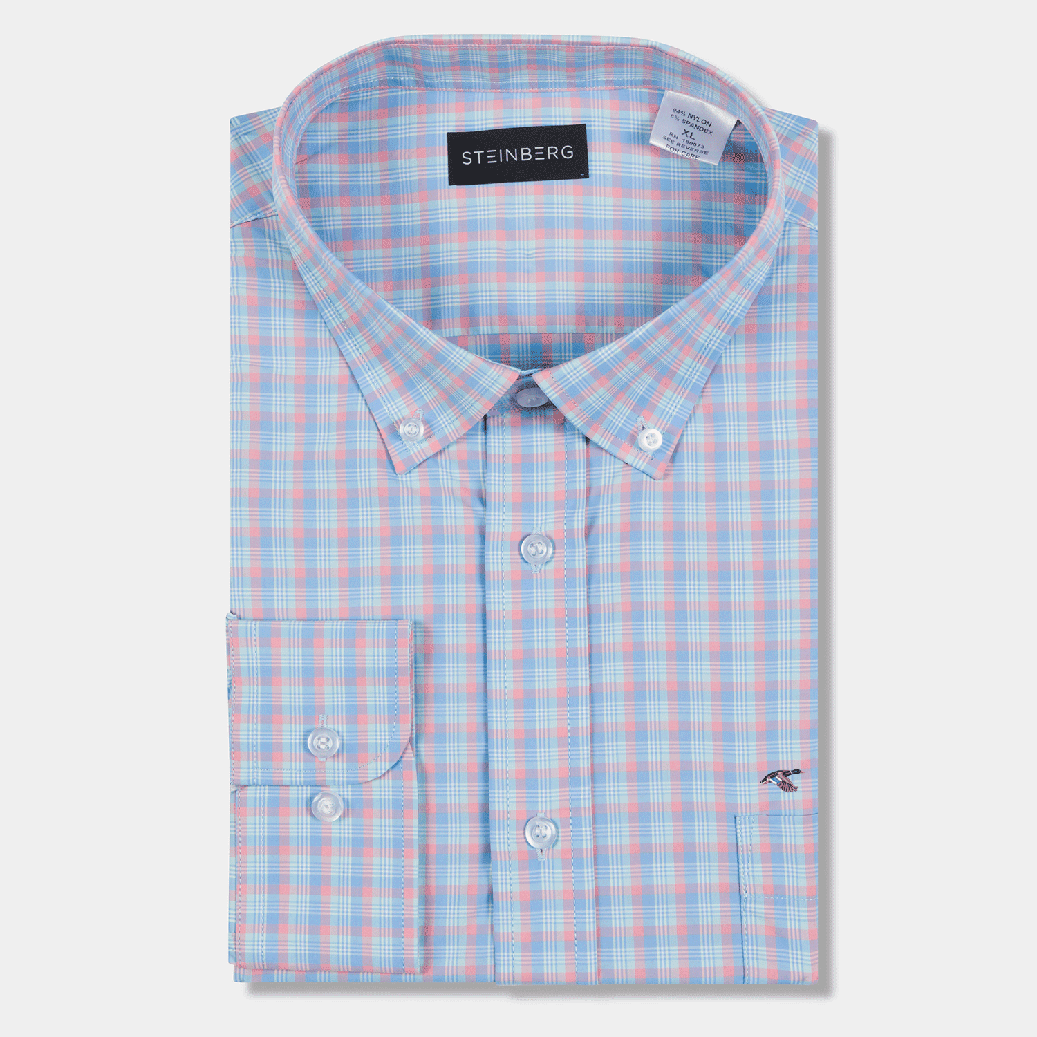 The Dapper Driver Flyaway Button Down - Steinberg Brand