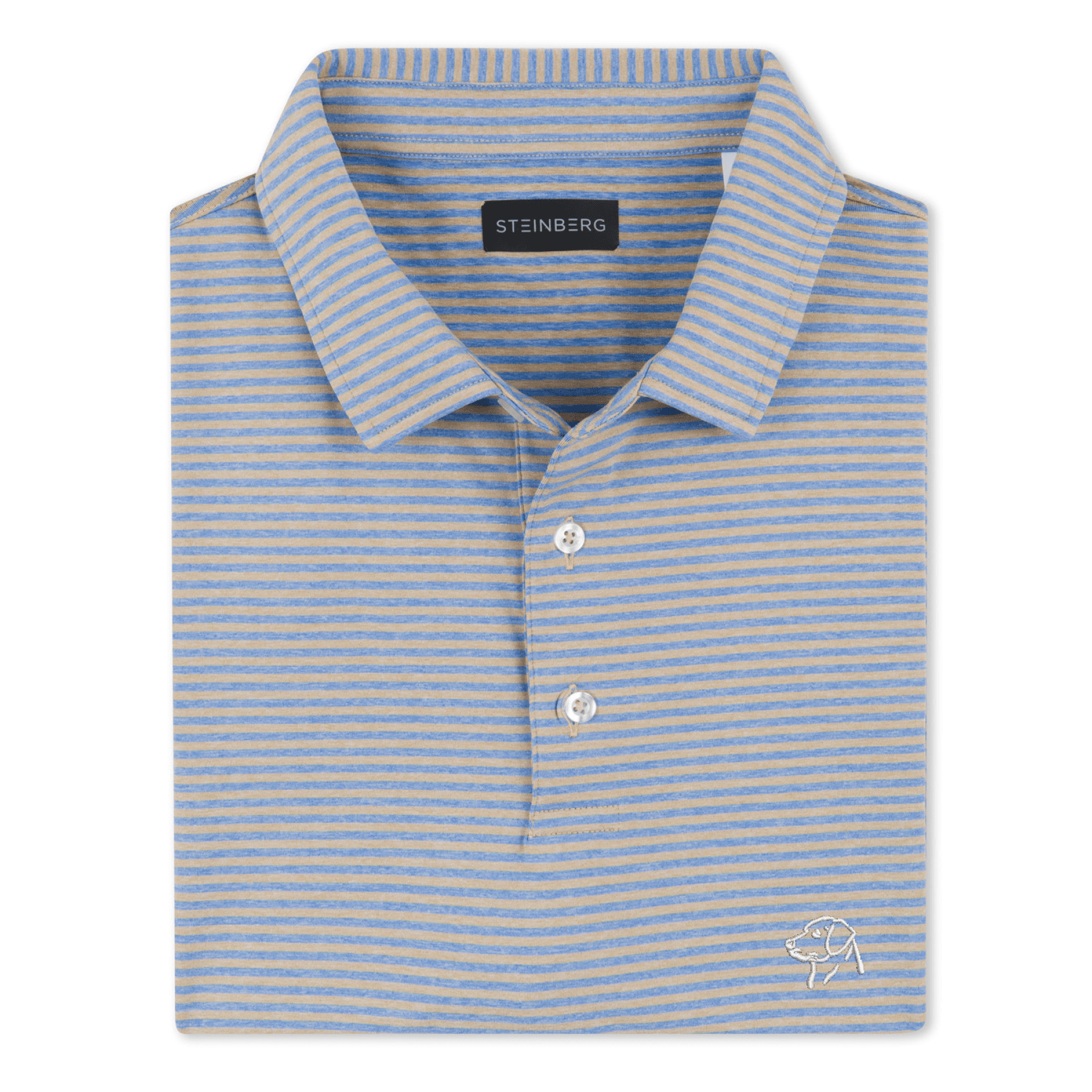 The Khaki & Sky Polo - Steinberg Brand