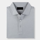 The Melange Pinstripe Polo - Steinberg Brand