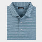 The Melange Pinstripe Polo - Steinberg Brand