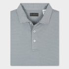 The Melange Pinstripe Polo - Steinberg Brand
