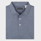 The Melange Pinstripe Polo - Steinberg Brand