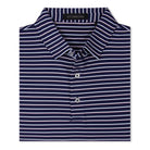The Navy Stripe Polo - Steinberg Brand