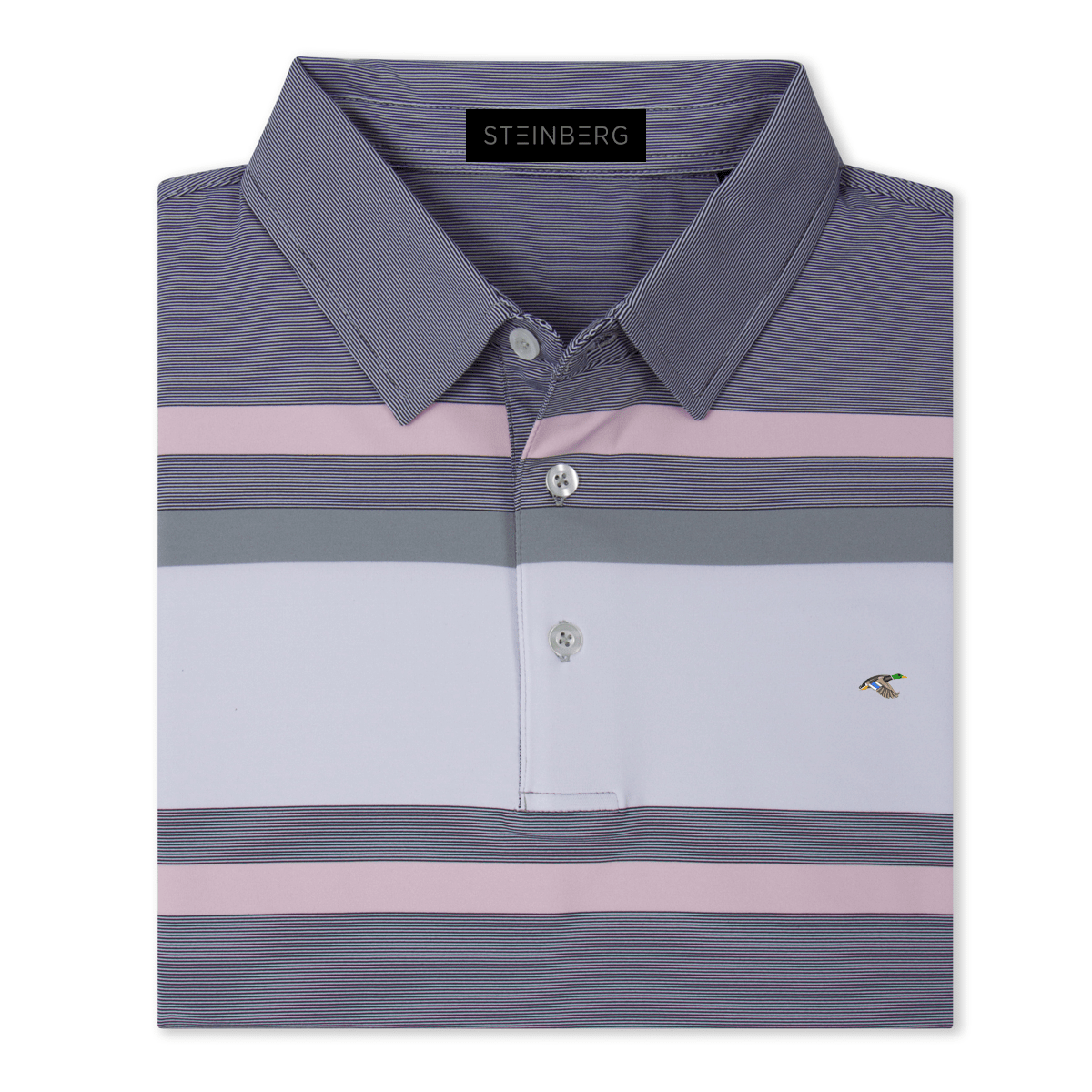 The Retro Navy Flyaway Polo - Steinberg Brand