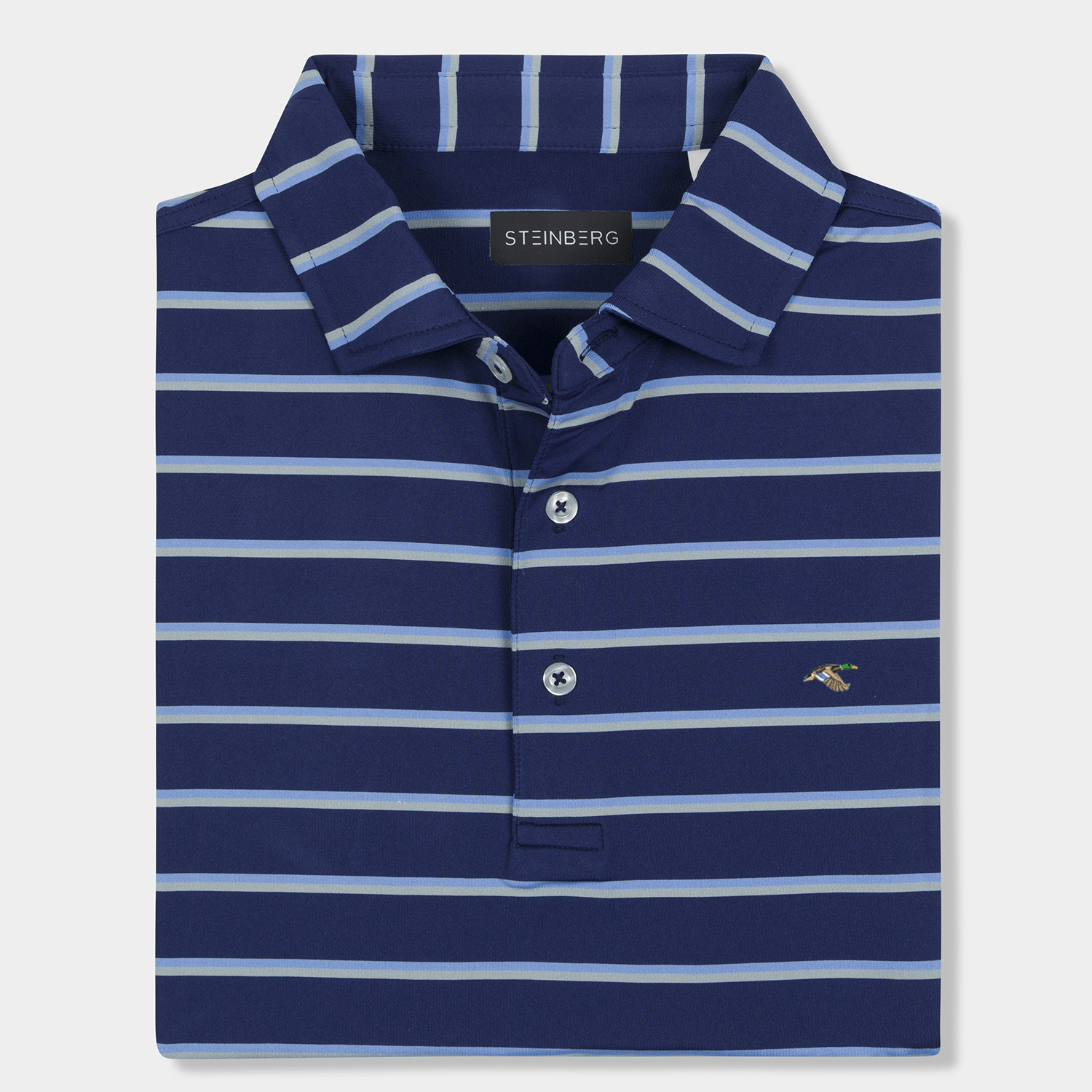 The Skyline Stripe Flyaway Polo - Steinberg Brand