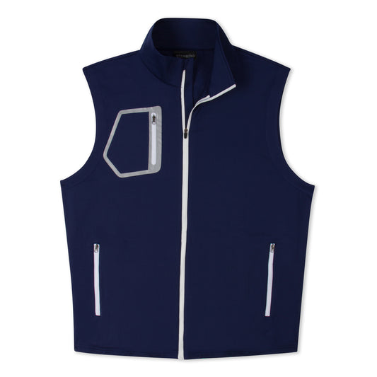 Full Zip Vest - Cobalt