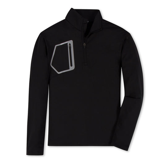 Quarter Zip Pullover - Black