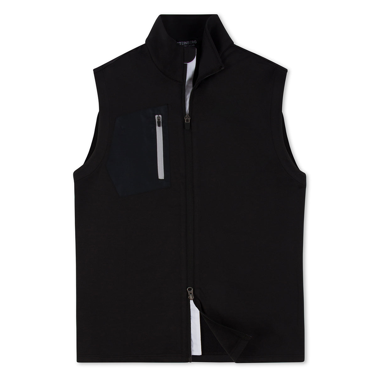 Full Zip Vest - Black